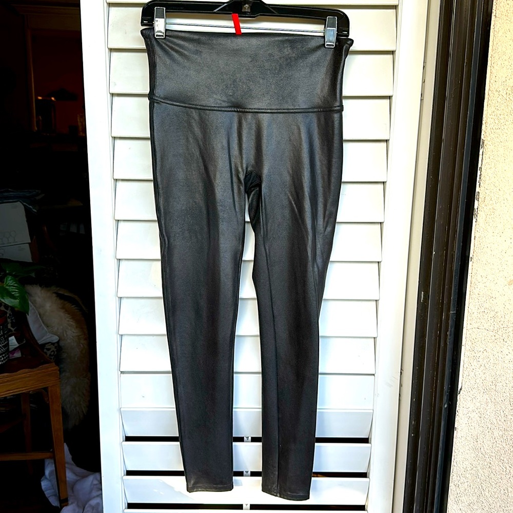 Faux Leather Spanx Size L